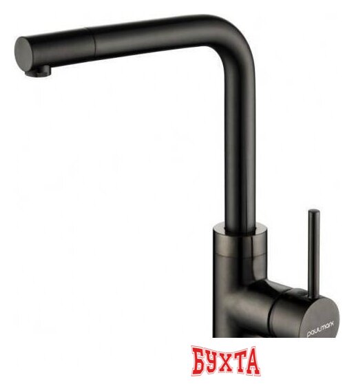 Смеситель Paulmark Honner Ho212018-GM (вороненая сталь)