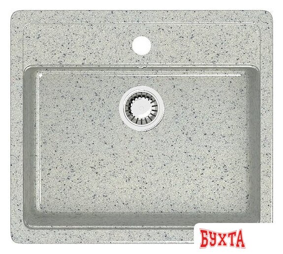 Кухонная мойка MARRBAXX Карельский камень модель 9/Q10 F009Q010 (серый/светло-серый)