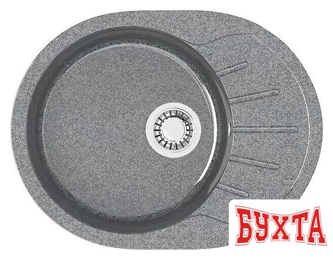 Кухонная мойка MARRBAXX Карельский камень модель 10/Q8 F010Q008 (серый/темно-серый)