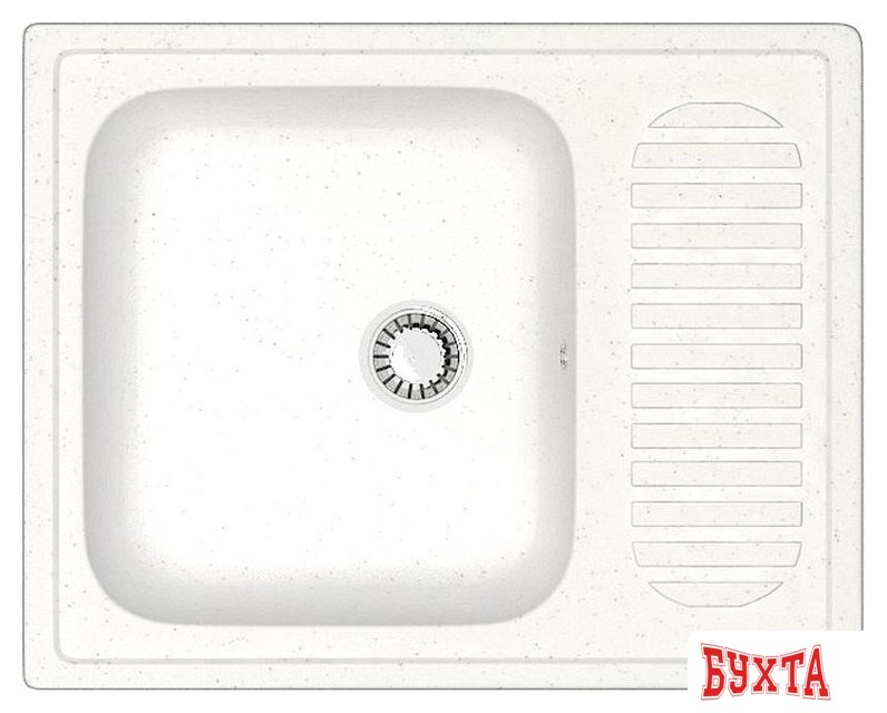 Кухонная мойка MARRBAXX Карельский камень модель 15/G31 F015G031 (белый)