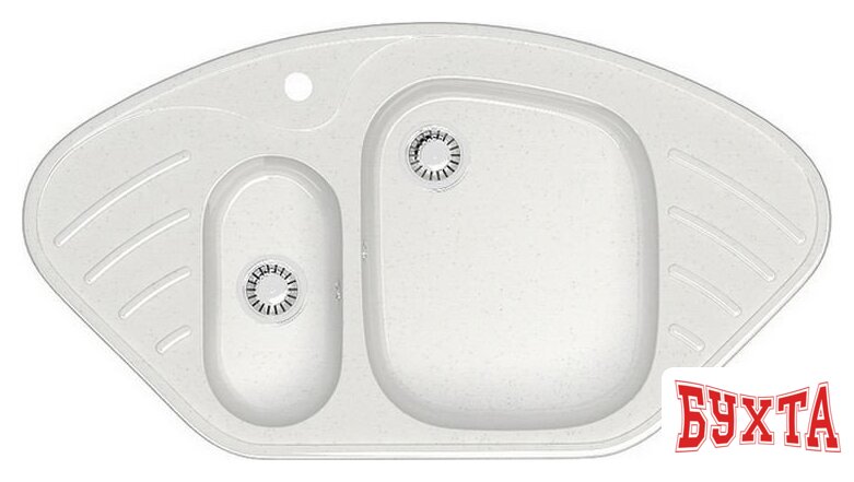 Кухонная мойка MARRBAXX Карельский камень модель 23/G31 (белый)