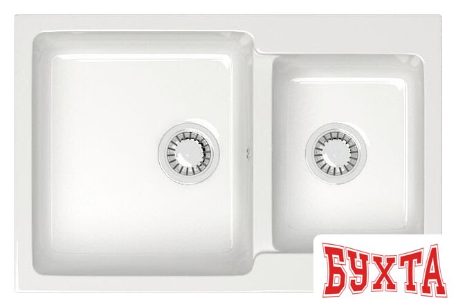 Кухонная мойка MARRBAXX Карельский камень модель 191/G31 (белый)