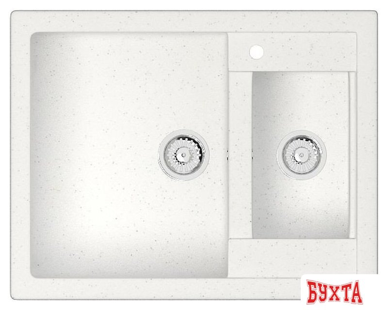 Кухонная мойка MARRBAXX Карельский камень модель 19/G31 (белый)