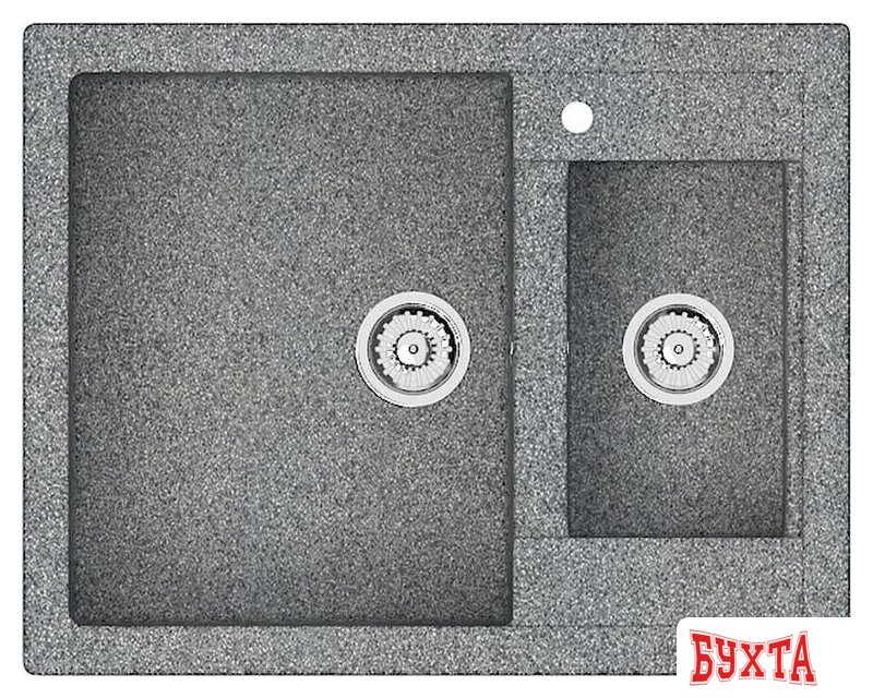 Кухонная мойка MARRBAXX Карельский камень модель 19/Q8 (темно-серый)