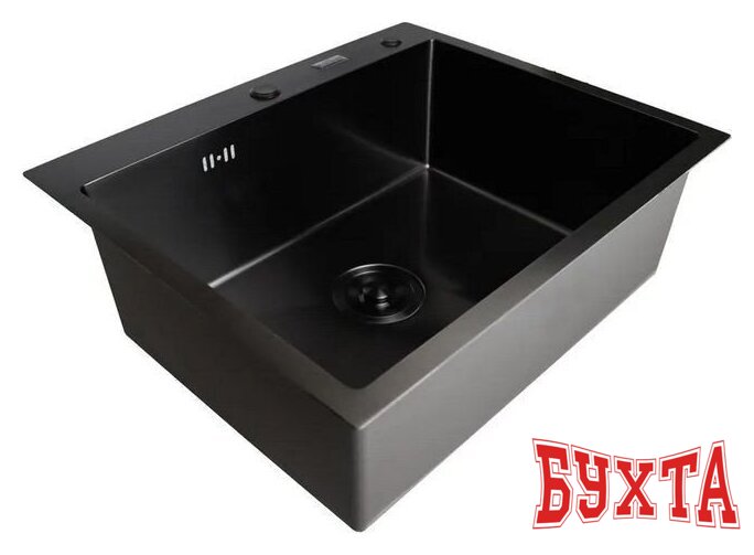 Кухонная мойка MARRBAXX B6050-R (черный/графит) 5