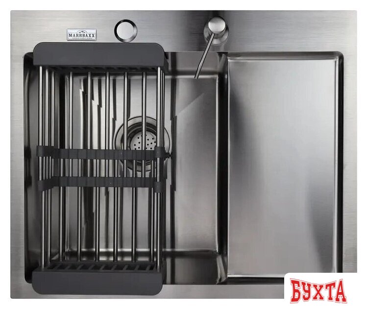 Кухонная мойка MARRBAXX C5848L-R C5848L-MR (сатин)