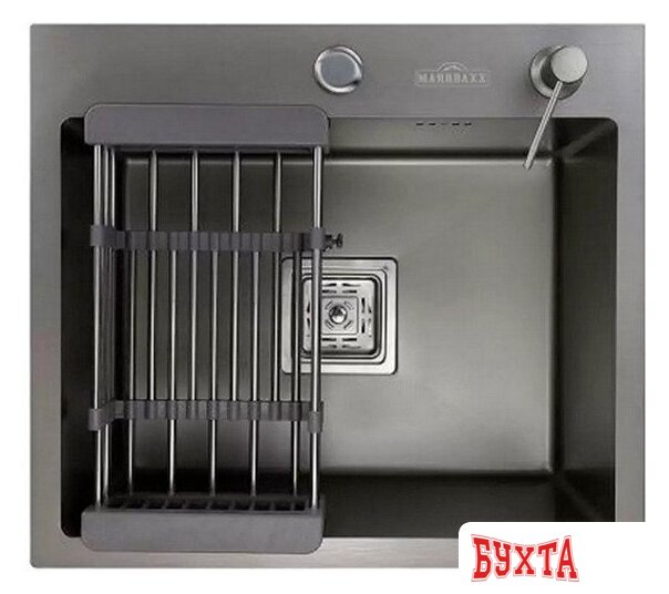 Кухонная мойка MARRBAXX B6050-S (черный/графит)