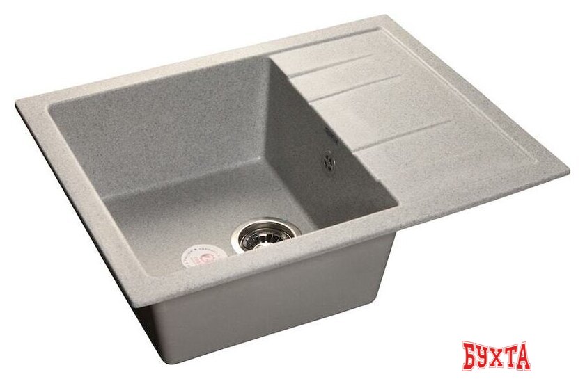 Кухонная мойка GranFest GF-Q650L (серый) 1