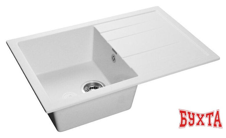 Кухонная мойка GranFest Quadro GF-Q780L (иней)