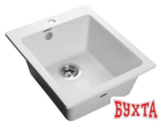 Кухонная мойка GranFest Practic GF-P505 (иней) 1
