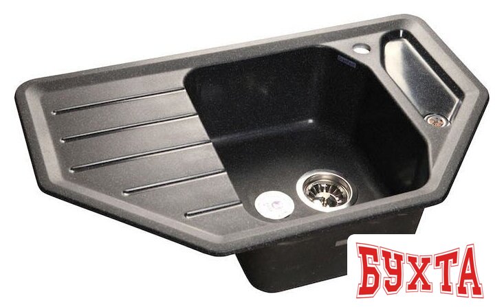 Кухонная мойка GranFest GF-C800E (черный) 1