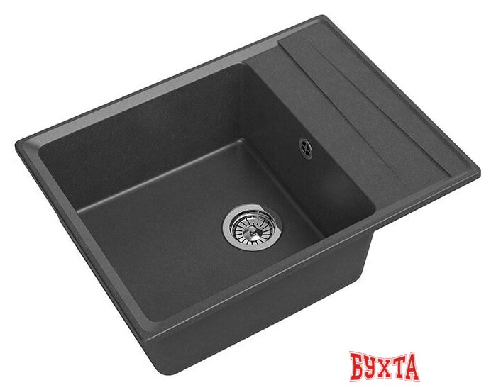 Кухонная мойка GranFest GF-LV-660L (графит) 1
