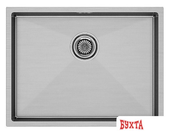 Кухонная мойка Paulmark Next 58 Uni PM215844-BS (стальной/брашированная сталь)