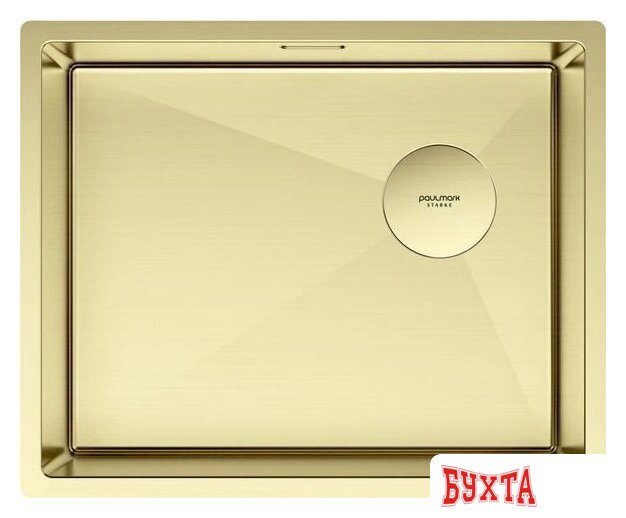 Кухонная мойка Paulmark Next-Skew 54 UNI PM885444-LG (золото/светлое золото) 1