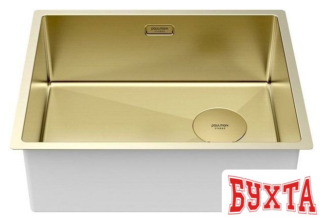 Кухонная мойка Paulmark Next-Skew 54 UNI PM885444-LG (золото/светлое золото) 2
