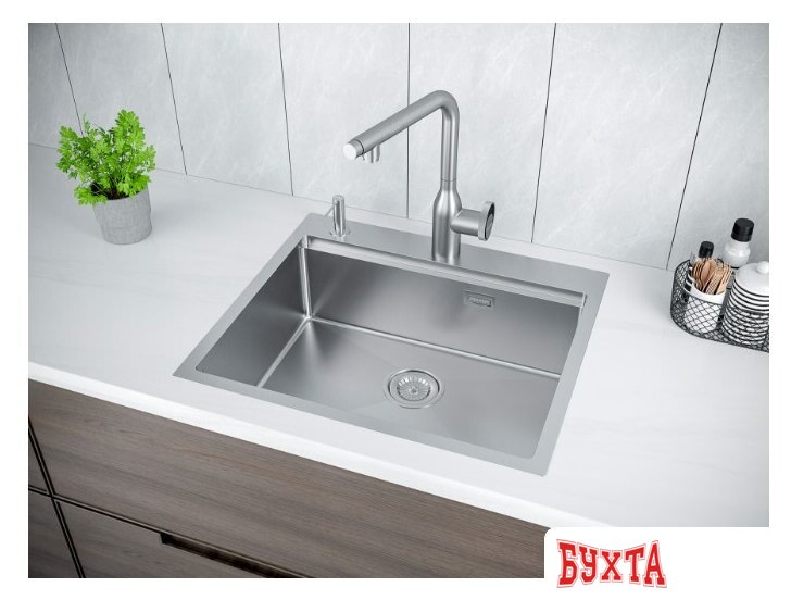 Кухонная мойка Paulmark Kroner-Pro 59 PM705951-BS 3