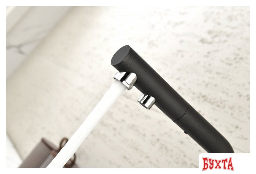 Смеситель Paulmark Serpentine Se213222-401 (черный/антрацит) 3