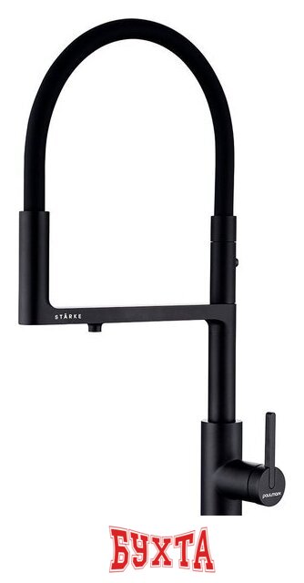 Смеситель Paulmark Tornado TO213402-401 (черный/антрацит)