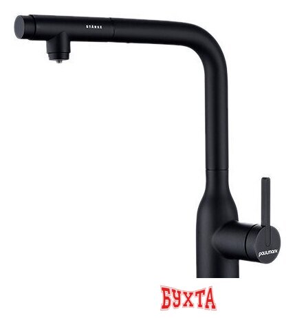 Смеситель Paulmark Viper Vi213105-401 (черный/антрацит)