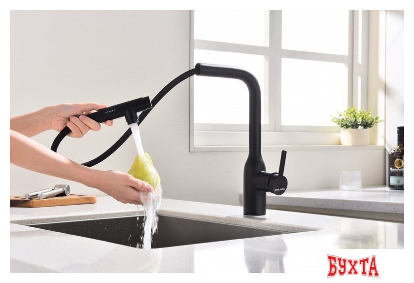 Смеситель Paulmark Viper Vi213105-401 (черный/антрацит) 2