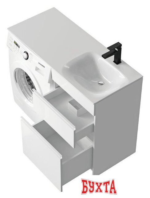 Мебель для ванных комнат Aqwella Тумба под умывальник Duet L DU01052N 4