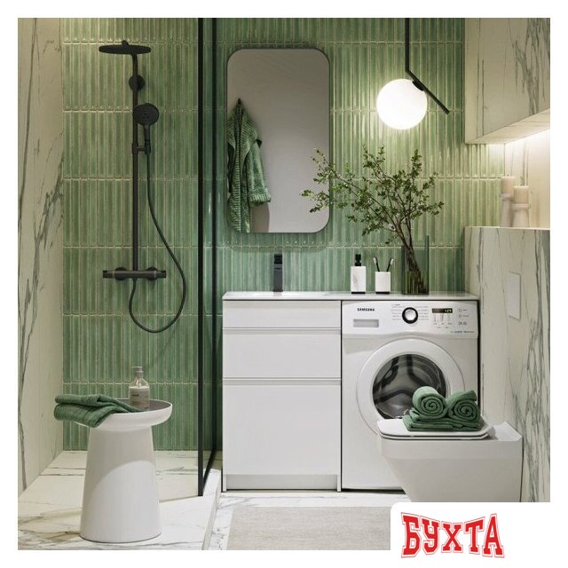 Мебель для ванных комнат Aqwella Тумба под умывальник Duet L DU01052N 5