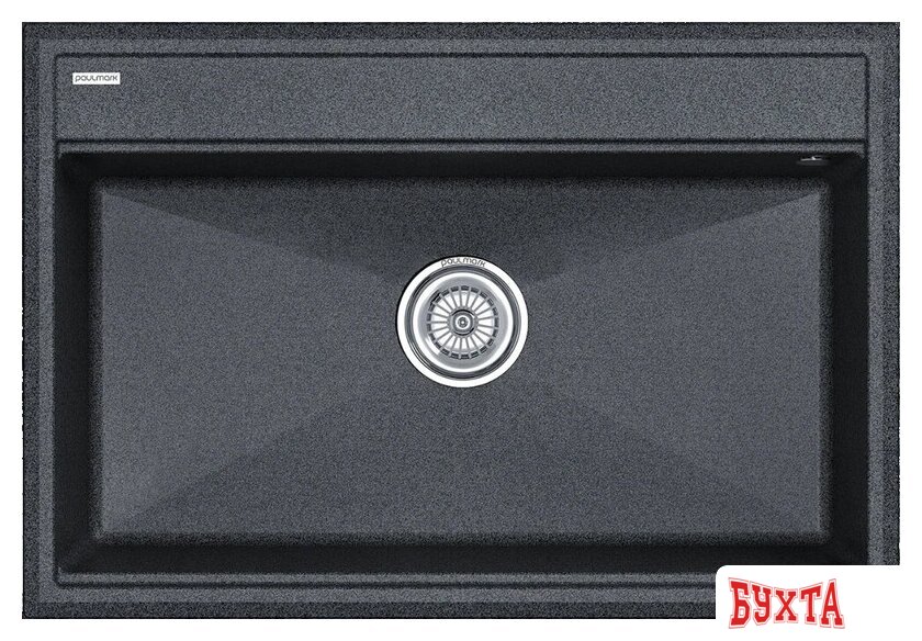 Кухонная мойка Paulmark Stepia 80 PM117551-DG (графит) 1