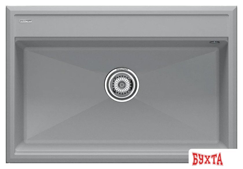 Кухонная мойка Paulmark Stepia 80 PM117551-GRS (серый дым)