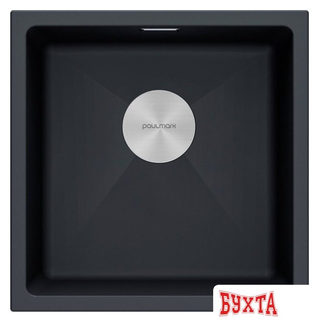 Кухонная мойка Paulmark IT-Granit Lumi 45 Uni LU45-AN (черный/антрацит)