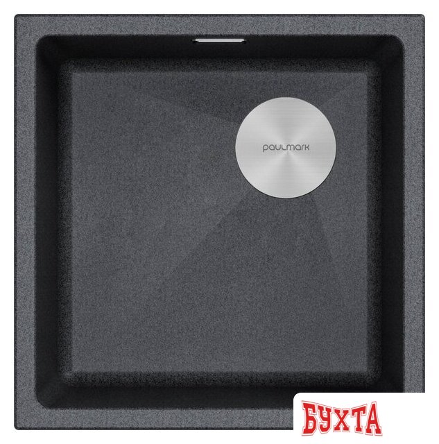 Кухонная мойка Paulmark IT-Granit Lumi 45 Uni-Skew LU45SK-DG (темно-серый/графит)