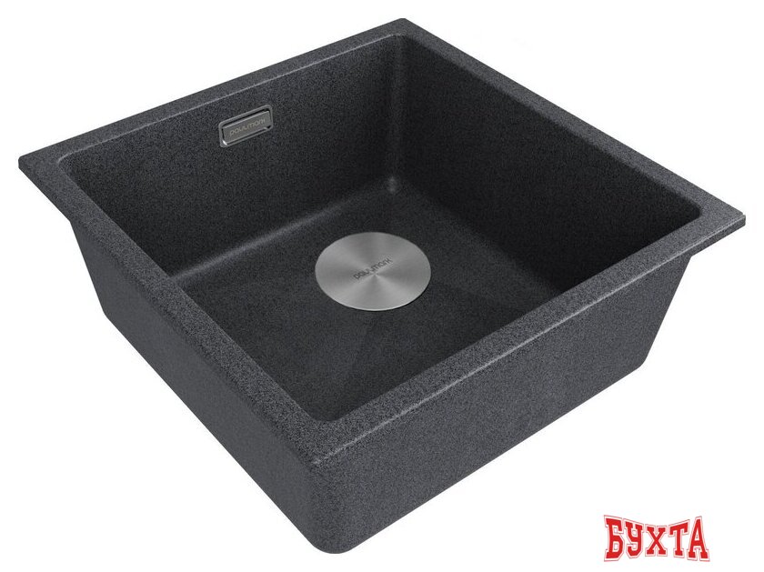 Кухонная мойка Paulmark IT-Granit Lumi 45 Uni-Skew LU45SK-DG (темно-серый/графит) 2