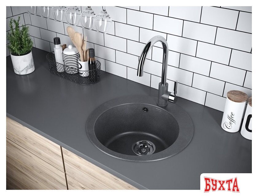 Кухонная мойка Paulmark Gelegen PM404800-DG 3