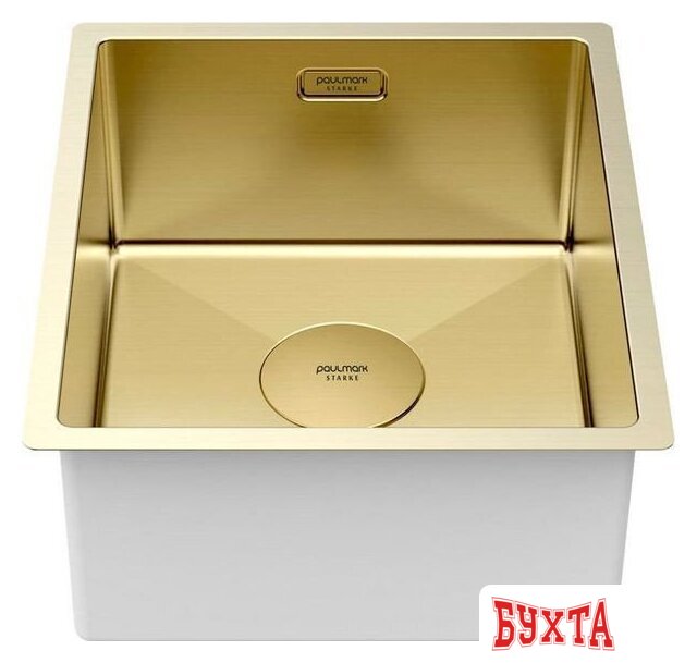 Кухонная мойка Paulmark Next 38 UNI PM213844-LG (золото/светлое золото) 2