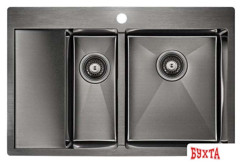 Кухонная мойка Paulmark Kroner 78/2SF PM227851-GMR