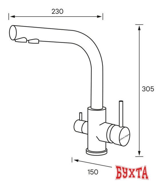 Смеситель Paulmark Essen Es213011-CR (хром) 4