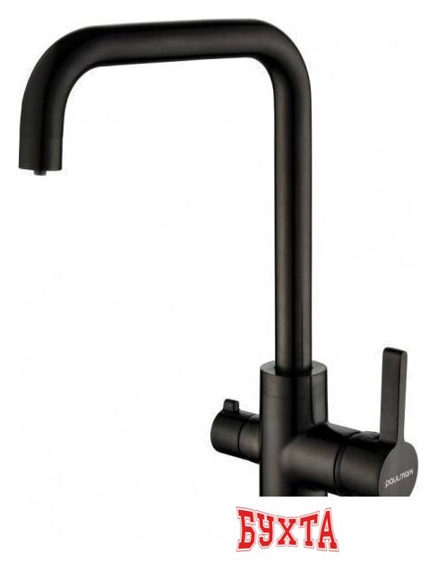 Смеситель Paulmark Logas Lo213021-GM (вороненая сталь)