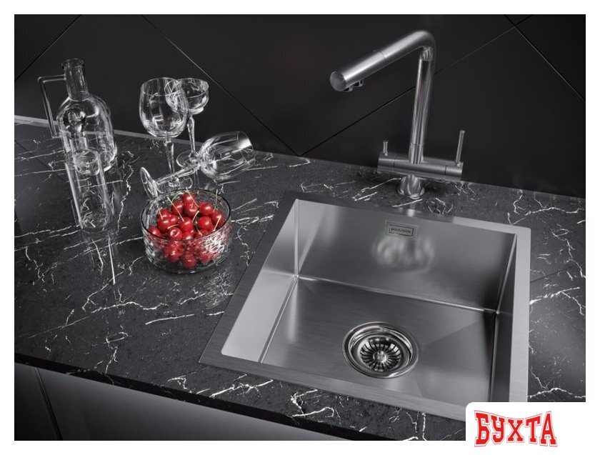 Кухонная мойка Paulmark Aller PM904444-BS 3