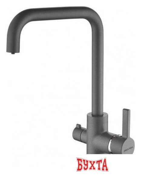 Смеситель Paulmark Logas Lo213021-402 (серый металлик)