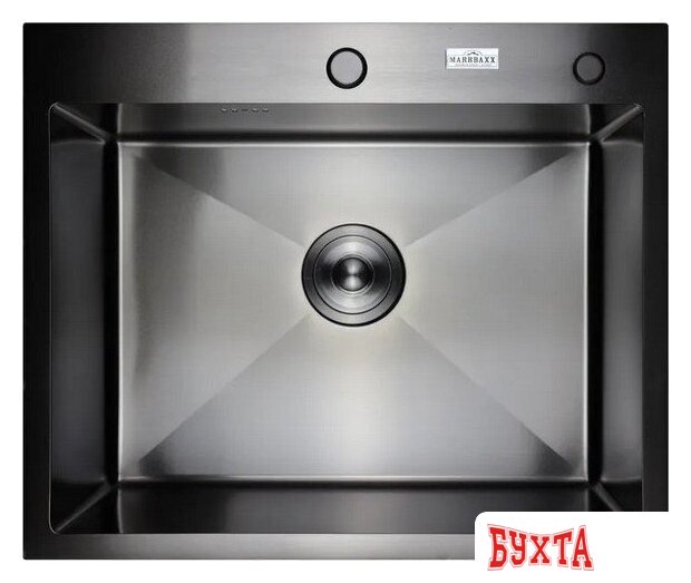 Кухонная мойка MARRBAXX B6050-R Decor B6050-DMR (графит)