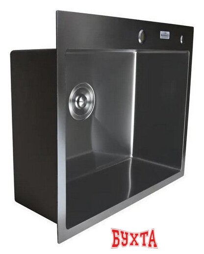 Кухонная мойка MARRBAXX B6050-R Decor B6050-DMR (графит) 3