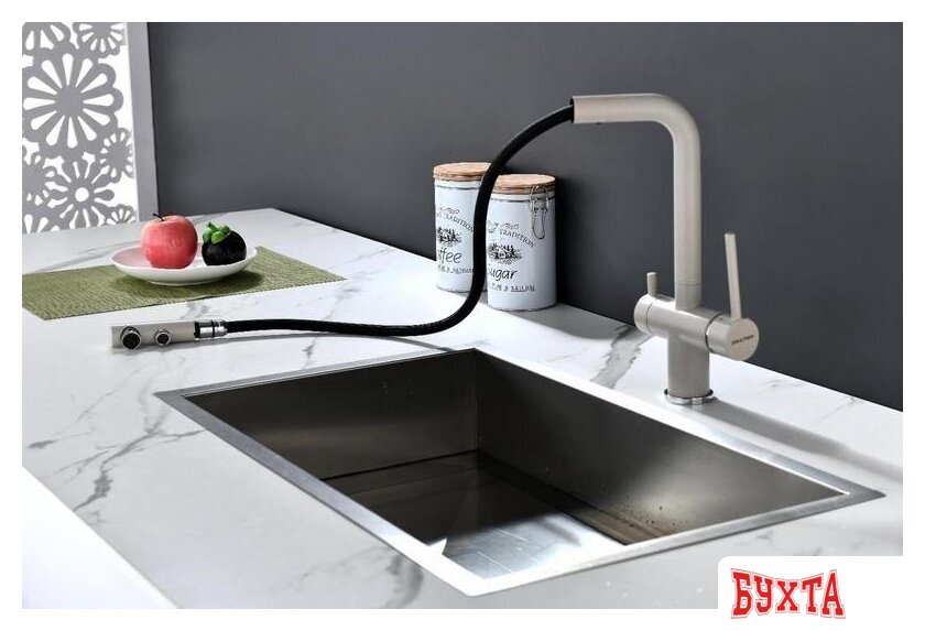 Смеситель Paulmark Serpentine Se213222-BE (бежевый) 3