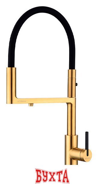 Смеситель Paulmark Tornado TO213402-BG (брашированное золото)