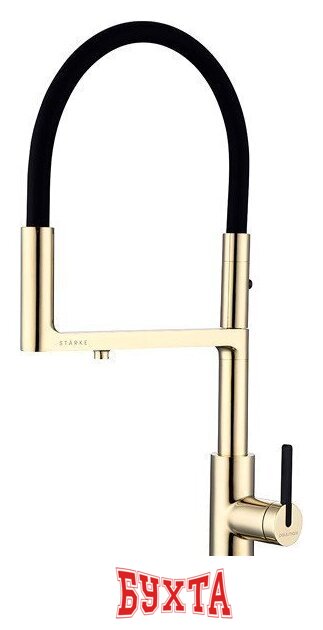 Смеситель Paulmark Tornado To213402-G (золото)