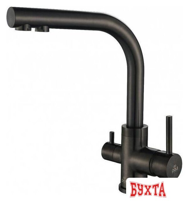 Смеситель Paulmark Essen Es213011-GM (вороненая сталь) 1