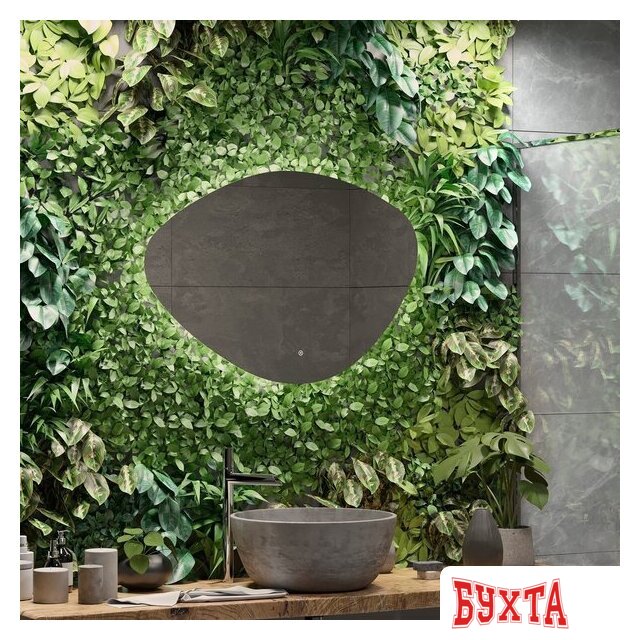 Мебель для ванных комнат Континент Зеркало Alma Led 100x70 (с холодной подсветкой и бесконтактным сенсором) 1