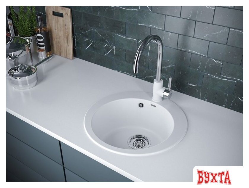 Кухонная мойка Paulmark Gelegen PM404800-WH 3