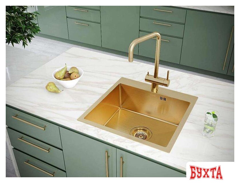 Кухонная мойка Paulmark Kroner 59 PM215951-BG 3