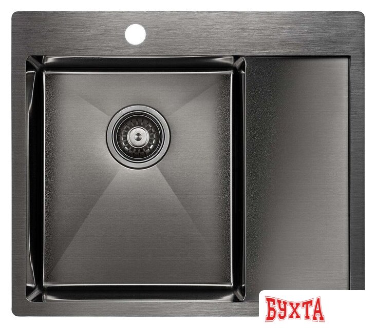 Кухонная мойка Paulmark Kroner 59F PM225951-GMR 5