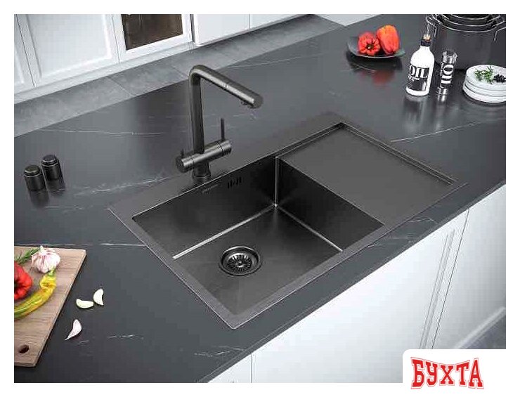 Кухонная мойка Paulmark Kroner 78F PM217851-GMl 2