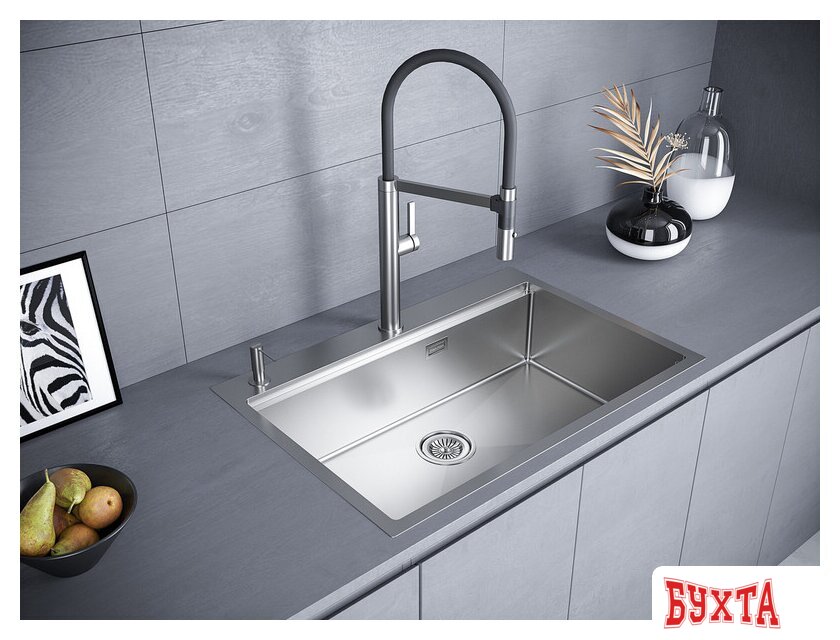 Кухонная мойка Paulmark PM707551-BS 4